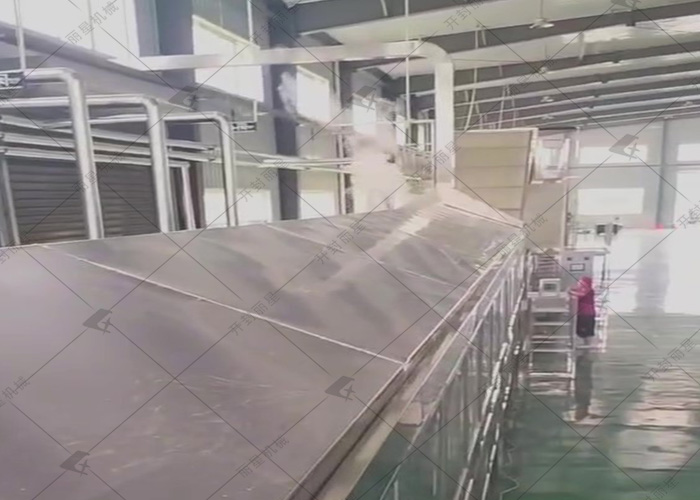 麗星粉絲粉條生產(chǎn)線安徽泗州安裝試機(jī)中